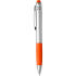 Długopis, touch pen z lampką pomarańczowy V1796-07  thumbnail