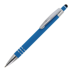 Ballpen Athens Metalowy miękki dotyk Jasnoniebieski