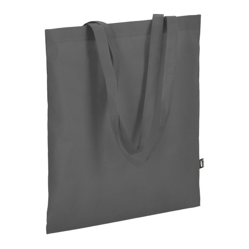 R-PET Torba transportowa z długimi uchwytami z włókniny 38 x 42 cm 75 g/m² Szary LT91328-N0061 (1)
