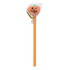 Halloweenowy ołówek z gumką Pomaranczowy MO3105-10 (1) thumbnail