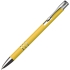 Długopis metalowy soft touch NEW JERSEY żółty 055508  thumbnail
