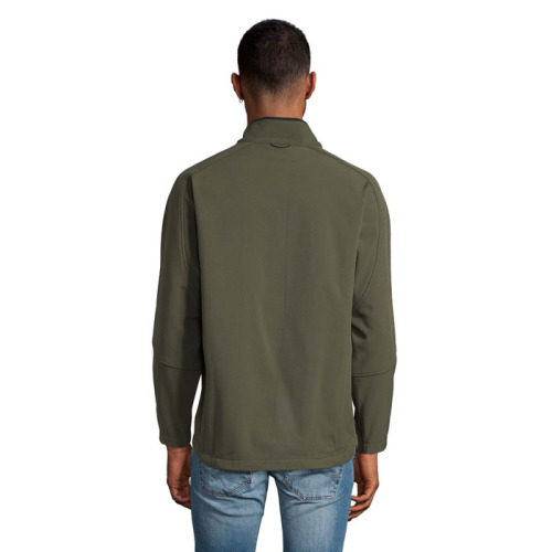 RELAX Męski softshell 340g Army S46600-AR-XXL (1)