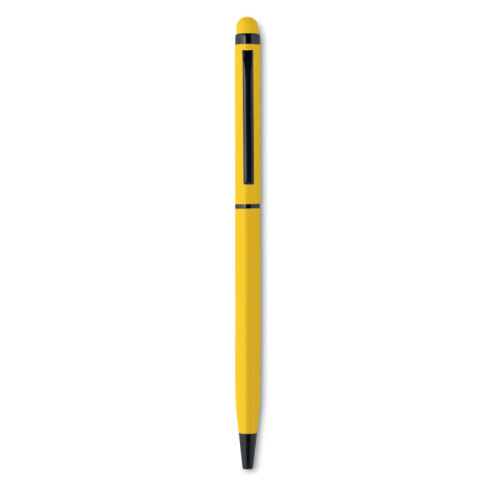 Przekręcany długopis żółty MO8892-08 