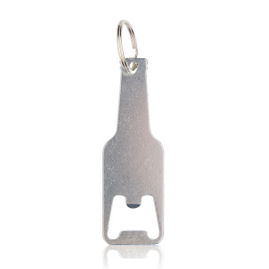 Aluminiowy brelok z otwieraczem do butelek / Salik Srebrny