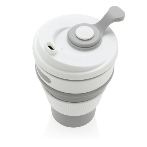 Składany kubek podróżny 350 ml Szary P432.602 (11)