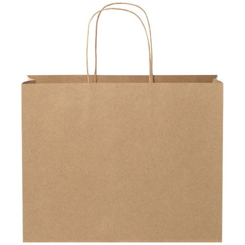 Torba z papieru Kraft ze skręconymi uchwytami – 31 x 12 x 25 cm Kraftowy brąz 1ZM00806 (2)