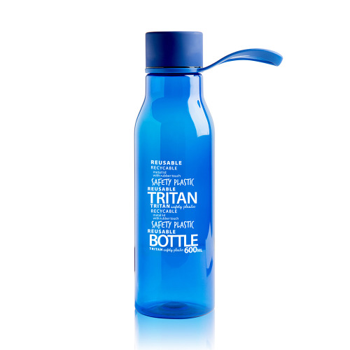 Butelka z Tritanu, z metalową zakrętką, 600 ml / Butelka Royal blue IP37006164 (3)