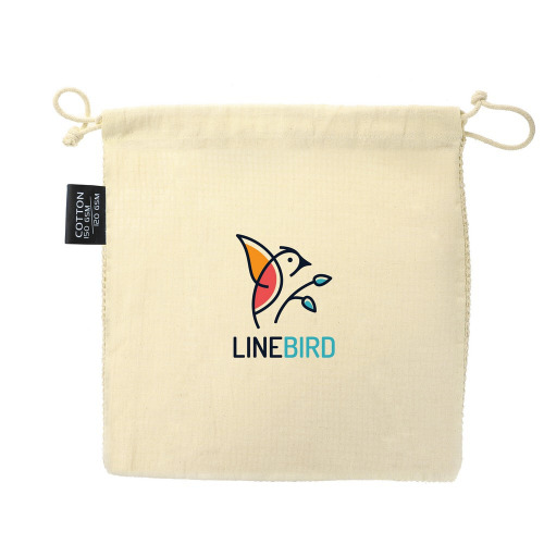 Bawełniany worek na owoce i warzywa B'RIGHT, mały | Benjamin Beżowy V0781-20 (6)