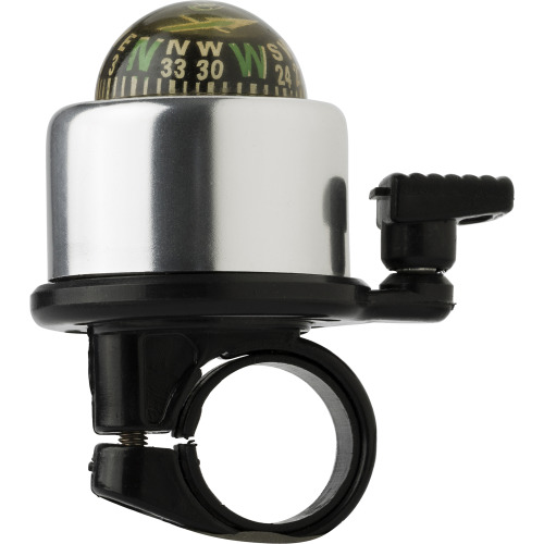 Dzwonek do roweru, kompas Srebrny V7744-32 (2)