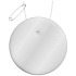 Okrągła, lekka, odblaskowa zawieszka RFX™ H-16 z PVC Biały 1PR13301  thumbnail