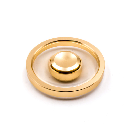 Aluminiowy mini Fidget Spinner Złoty EG 028798 (1)