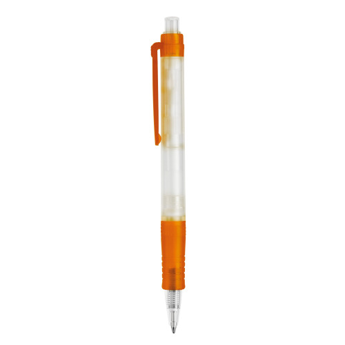 Długopis Vegetal Pen Clear przejrzysty Ecru / pomarańczowy LT87540-N5426 (2)