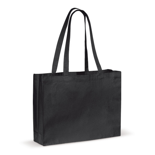 Torba na ramię płótno OEKO-TEX® 270g/m² 45x10x33cm Czarny LT95162-N0002 