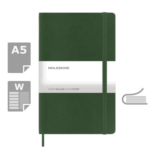 Kalendarz MOLESKINE Khaki VM398-25/2027 