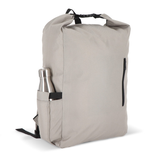 Plecak z klamrą R-PET 600D Rolltop 20L Szary LT95352-N0061 (2)