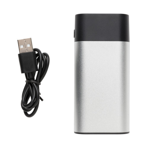Power bank 4000 mAh z cyfrowym wyświetlaczem Srebrny P324.442 (4)