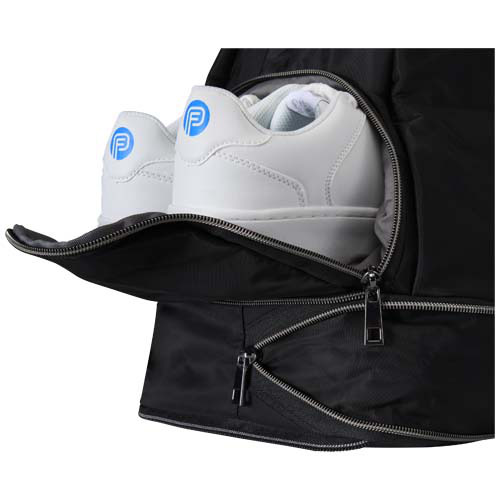 Rhine rozszerzalna torba podróżna o pojemności 35 l z materiałów z recyklingu z certyfikatem GRS Czarny 13008990 (6)