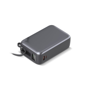 Powerbank Nova Laptop 65 W z wbudowanym kablem USB-C 30000 mAh