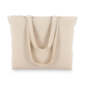 Torba bawełniana z zamkiem błyskawicznym OEKO-TEX® 47 x 11 x 35 cm 320 g/m²