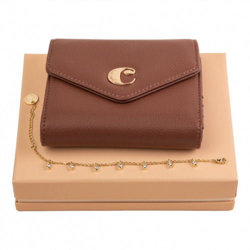 Zestaw upominkowy Cacharel portfel i bransoletka- CEL219Z + CJB220E Camel CPBL220E 