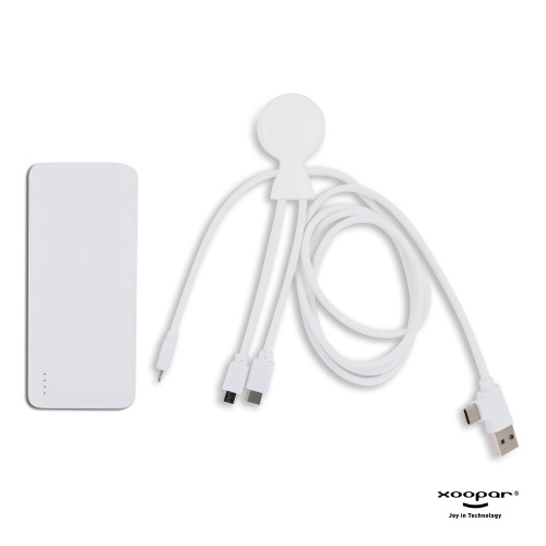 3199 | Xoopar Mr. Bio Powerbank and Cable pack 7000mAh Biały LT41713-N0001 (4)