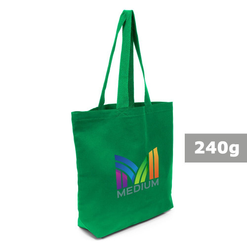 Torba bawełniana na zakupy | Ornell Zielony VA088-06 