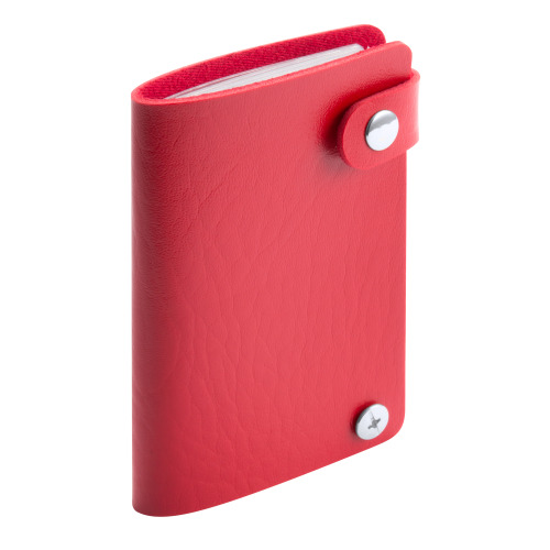 Etui na karty kredytowe Czerwony V8448-05 