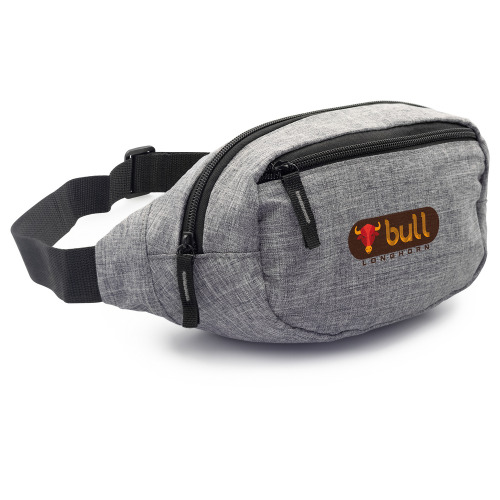 Saszetka zapinana w pasie RPET B'RIGHT | Kian Szary V0852-19 