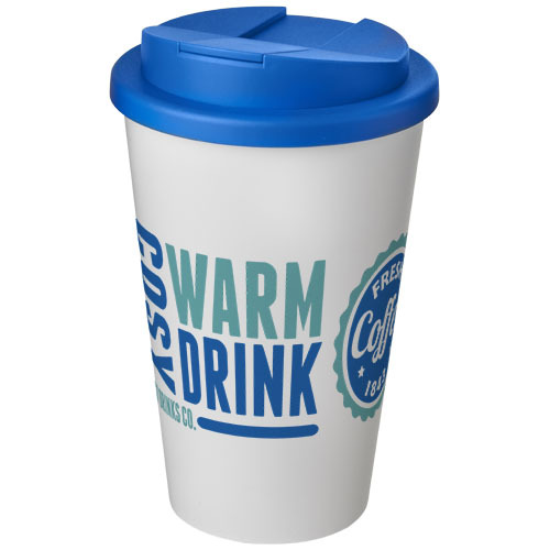 Americano® 350 ml tumbler with spill-proof lid Biały 21069507 (1)