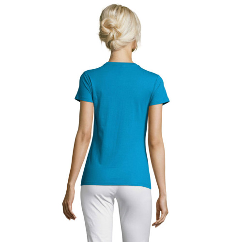 REGENT Damski T-Shirt 150g Aqua S01825-AQ-L (1)
