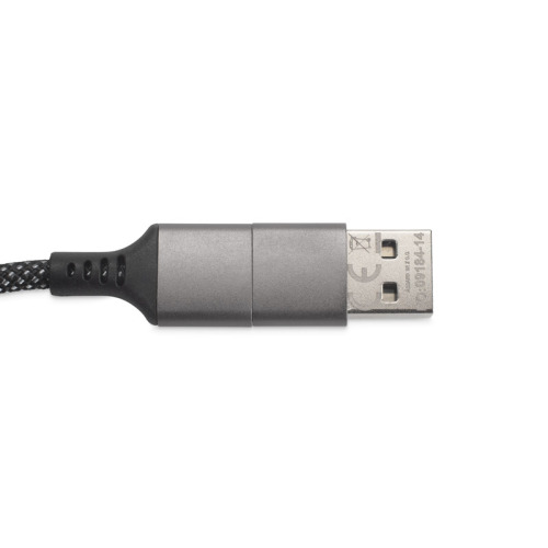 Magnetyczny kabel do ładowania ALEKSA Srebrny 09184-14 (3)
