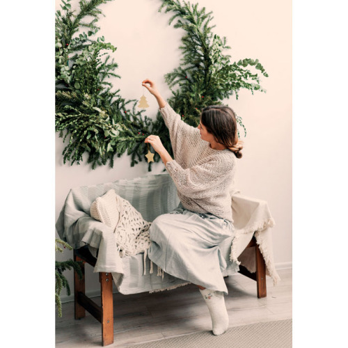 Ozdoba świąteczna gwiazdka Drewna CX1487-40 (3)