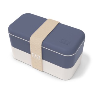 Lunchbox Bento Original MONBENTO, Blue Natural Blue Natural