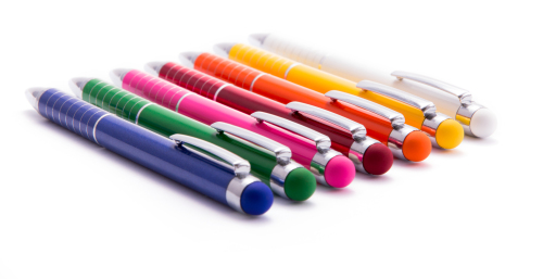 Długopis, touch pen biały V1657-02 (2)