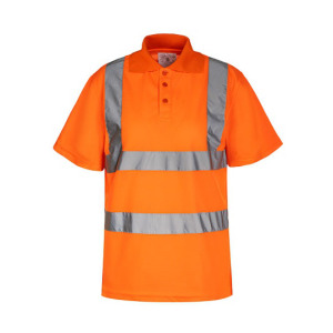 Koszulka Polo Męska Klasyczna Pika Oddychająca Hi-Vis