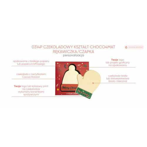 Czekoladowy Kształt Choco4Mat Czapka Print Wielokolorowy S0314P/CZAPKA/XM (6)