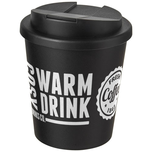 Americano® Espresso 250 ml tumbler with spill-proof lid Czarny 21069907 (1)