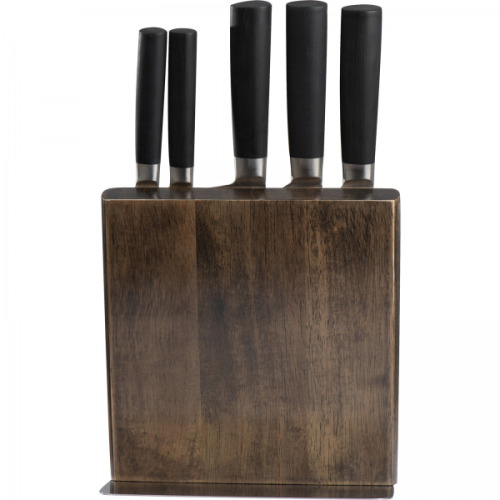 Zestaw noży kuchennych VALERIO Czarny 8079103 (6)