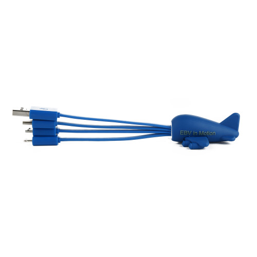 Kabel w indywidualnym kształcie 3w1 Wielokolorowy EG 042400 (5)