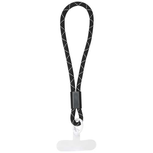 Arich opaska do smartfona na nadgarstek z tworzyw sztucznych pochodzących z recyklingu Czarny 12448890 (2)