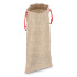 Torebka na wino w stylu juty 14 x 34 cm Naturalny LT90277-N0094 (3) thumbnail