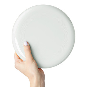 Frisbee Biały