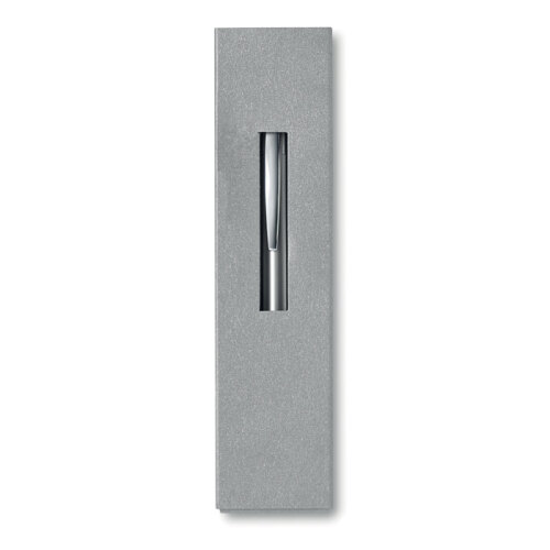 Długopis aluminiowy w pudełku srebrny mat MO8522-16 