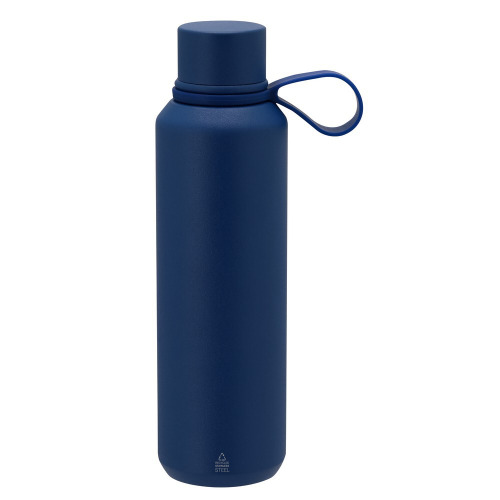 Butelka termiczna 630 ml ze stali nierdzewnej z recyklingu Granatowy VA675-04 