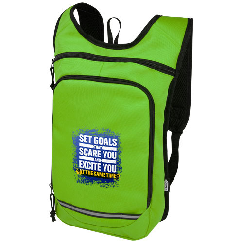 Trails plecak outdorowy, certyfikat GRS, tworzywo RPET, 6,5 l Limonka 12065863 (1)