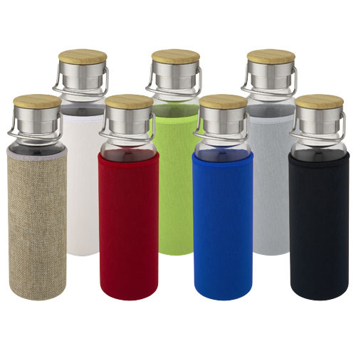 Szklana butelka Thor o pojemności 660 ml z neoprenowym pokrowcem Szary 10069682 (7)