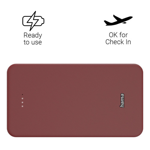 Power bank 20000 mAh Hama Power Pack Czerwony VH024-05 (3)