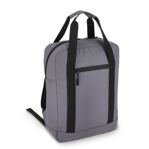 Plecak z powłoką PU, wykonany z materiału R-PET 600D, 27,5 x 12 x 37,5 cm, 12 l Szary LT95362-N0061 