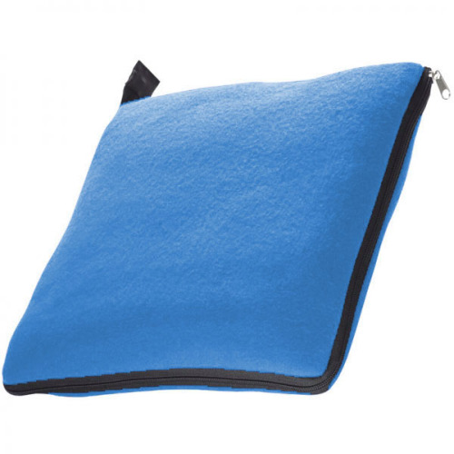 Koc z polaru/poduszka 2w1RADCLIFF Niebieski 277504 (1)