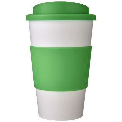 Kubek termiczny z serii Americano® o pojemności 350 ml z uchwytem Biały 21000230 (2)